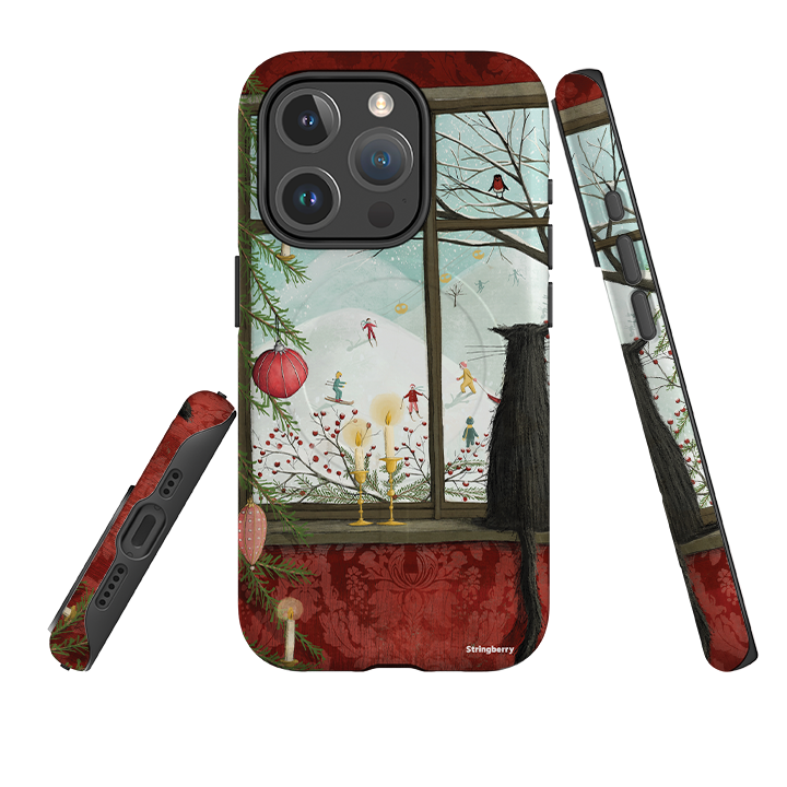 iPhone MagSafe Tough Case - Christmas Window By Maja Lindberg