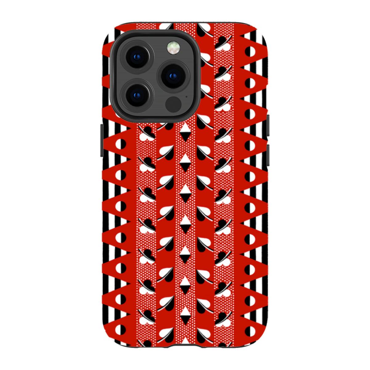 iPhone MagSafe Tough Case - Clubs & Hearts By Cressida Bell