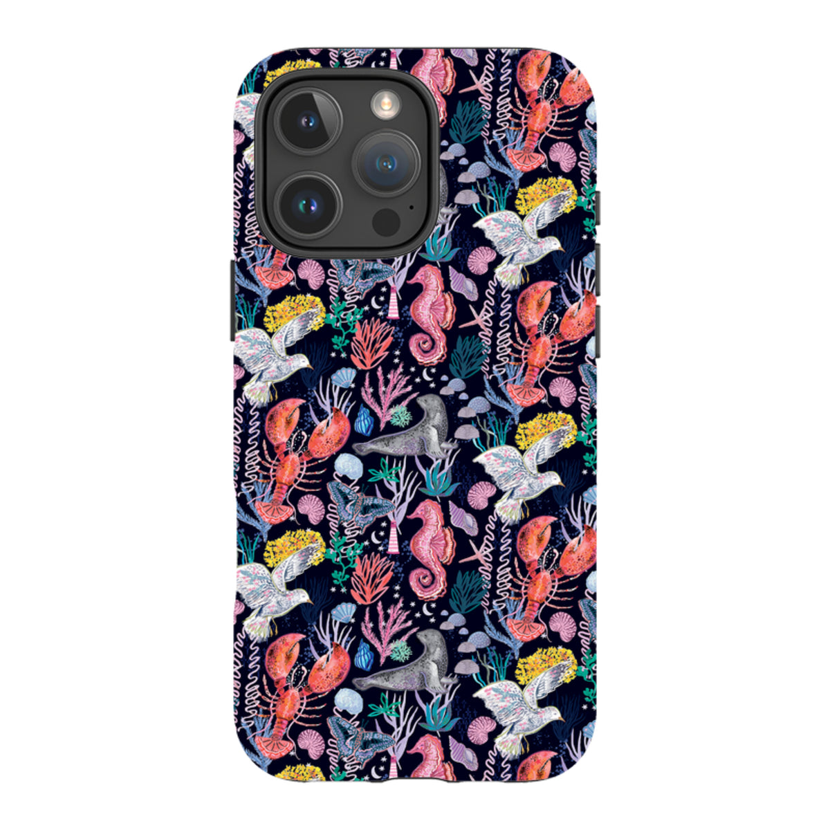 iPhone MagSafe Tough Case - Coastline Pattern A By Emma Frances Grant