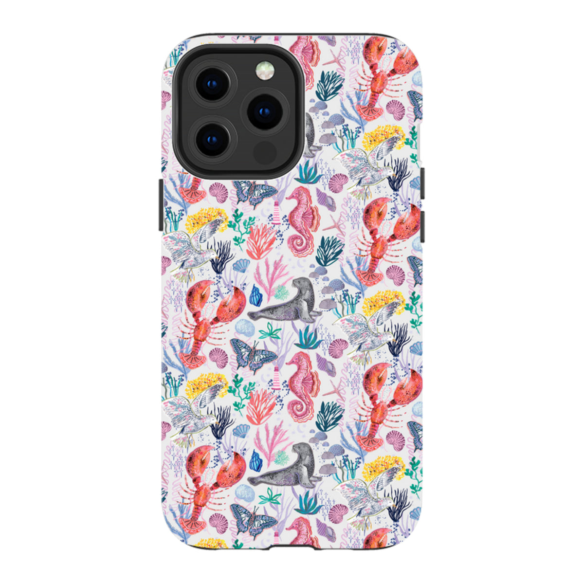 iPhone MagSafe Tough Case - Coastline Pattern D By Emma Frances Grant