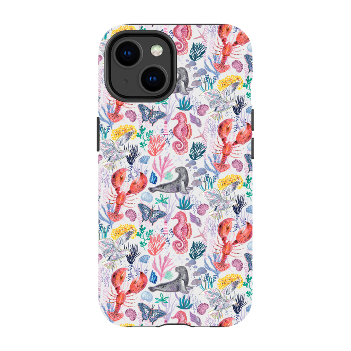 iPhone MagSafe Tough Case - Coastline Pattern D By Emma Frances Grant