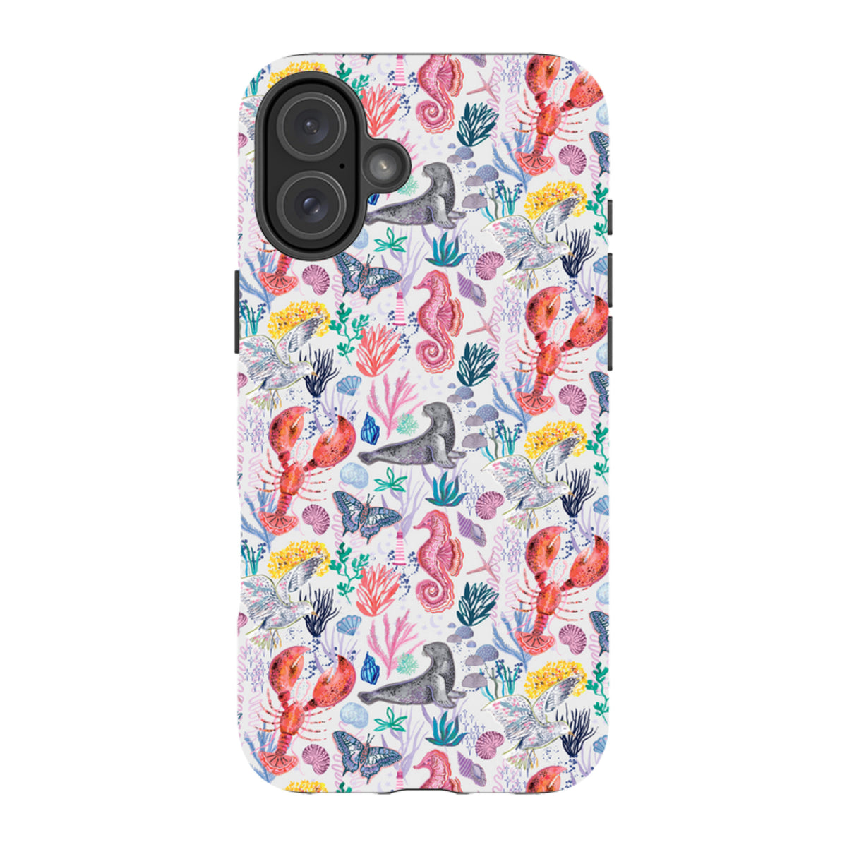 iPhone MagSafe Tough Case - Coastline Pattern D By Emma Frances Grant