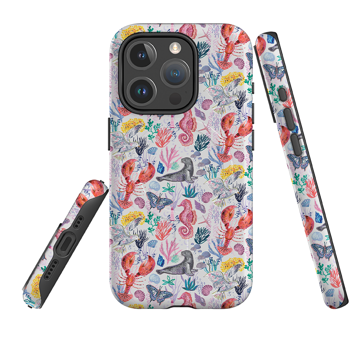 iPhone MagSafe Tough Case - Coastline Pattern D By Emma Frances Grant