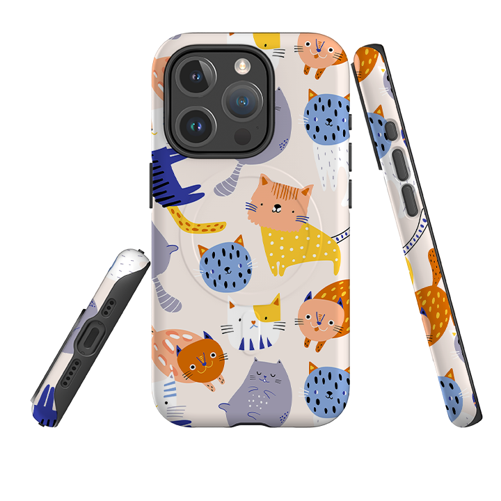iPhone MagSafe Tough Case -  Cool Cats