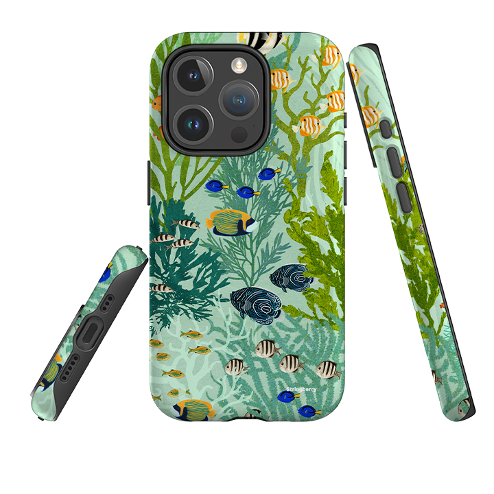 iPhone MagSafe Tough Case - Coral Forest By Katherine Quinn
