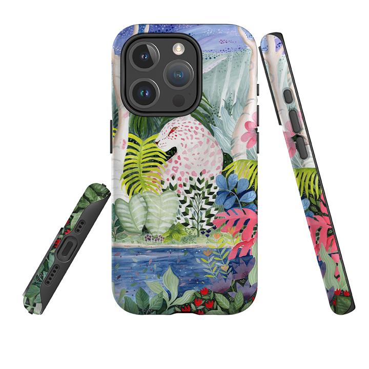 iPhone MagSafe Tough Case - Cosmic Leopard By Bex Parkin