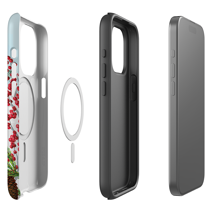 iPhone MagSafe Tough Case - Countryside Christmas By Abby Jacobs