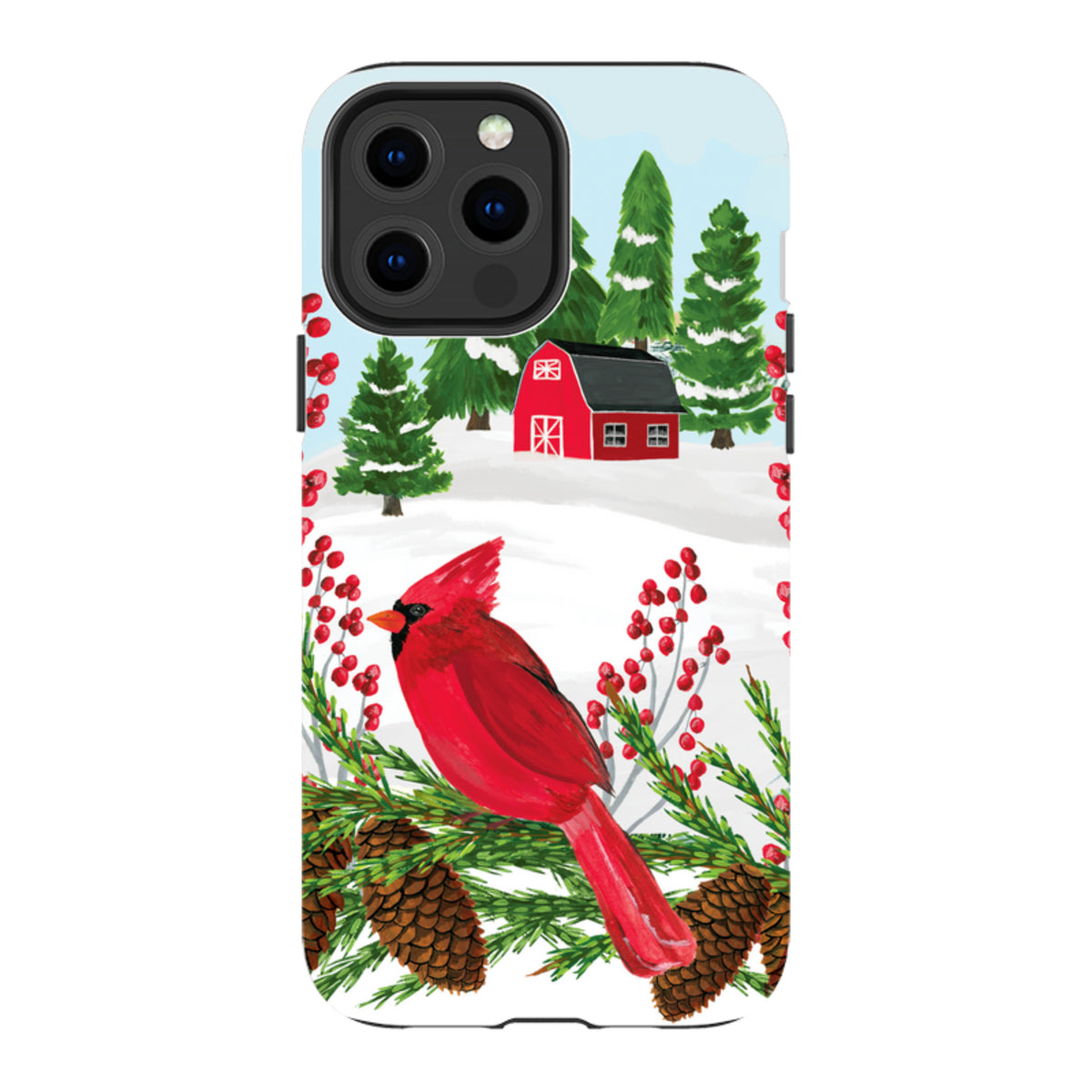 iPhone MagSafe Tough Case - Countryside Christmas By Abby Jacobs