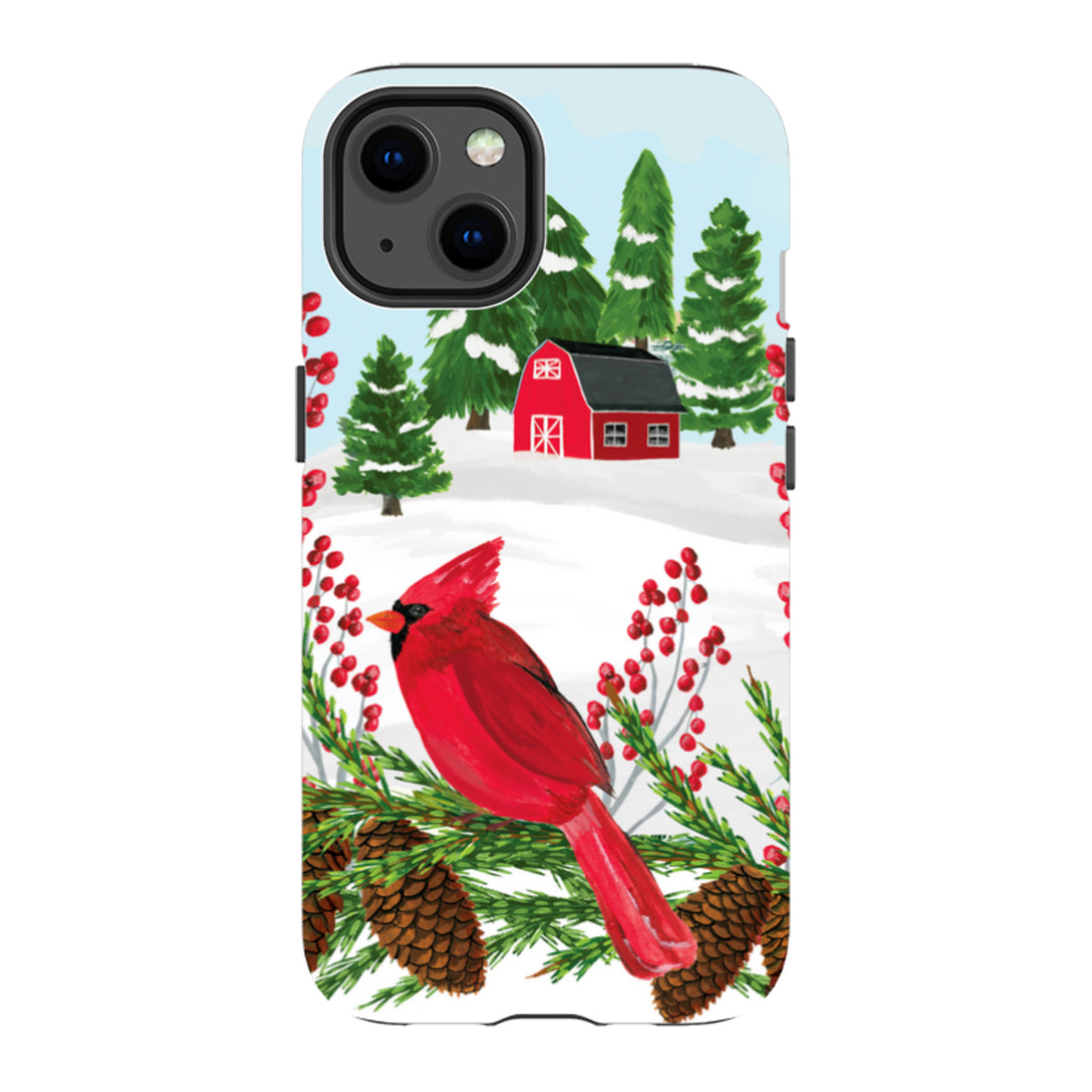 iPhone MagSafe Tough Case - Countryside Christmas By Abby Jacobs