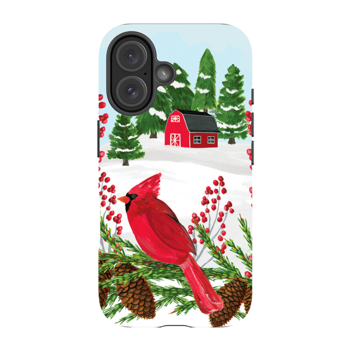 iPhone MagSafe Tough Case - Countryside Christmas By Abby Jacobs