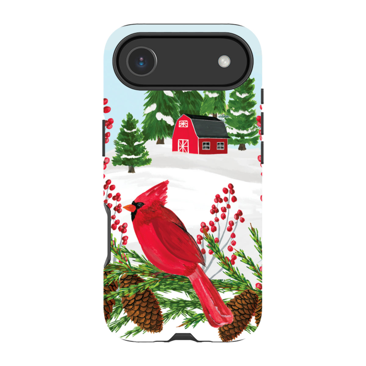 iPhone MagSafe Tough Case - Countryside Christmas By Abby Jacobs