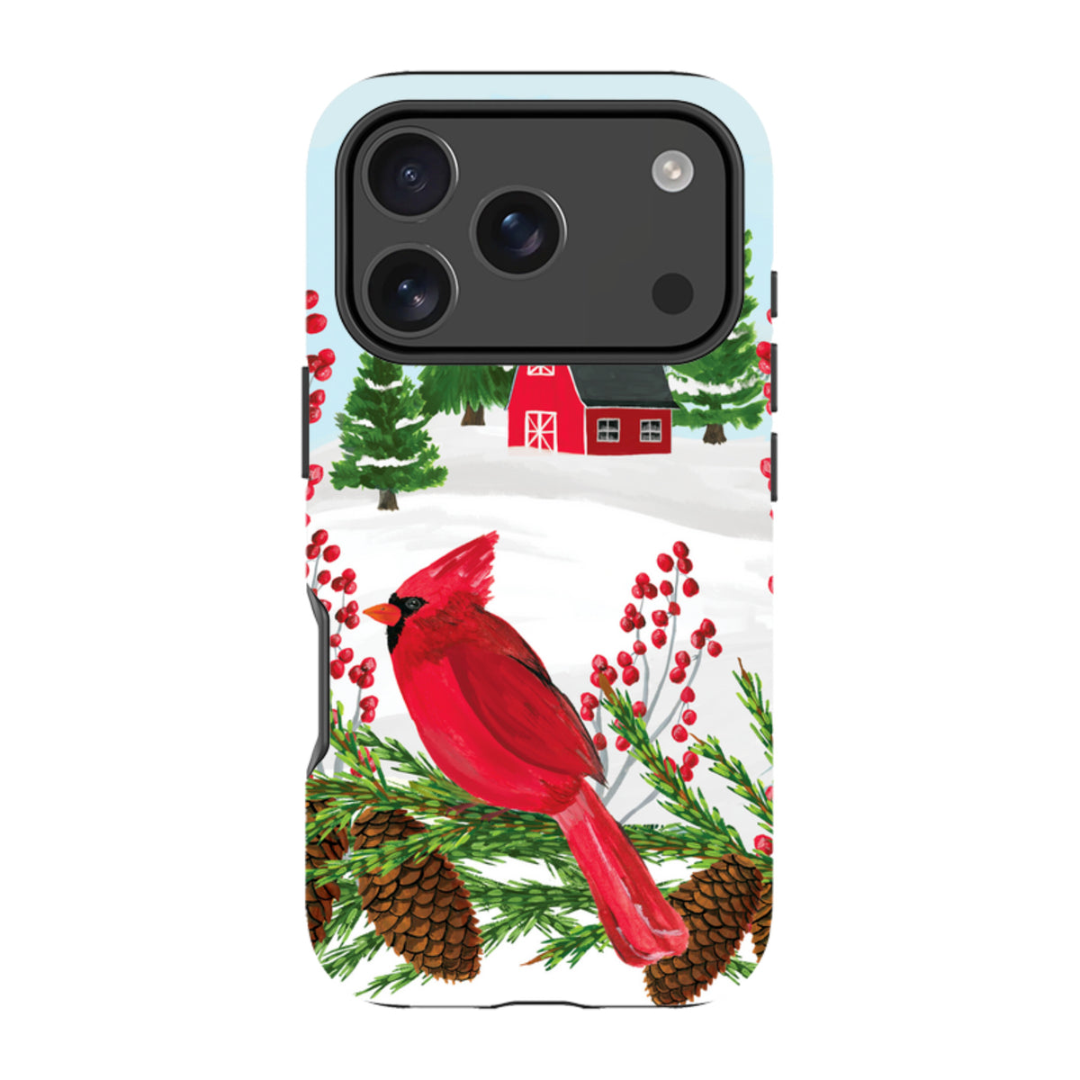 iPhone MagSafe Tough Case - Countryside Christmas By Abby Jacobs