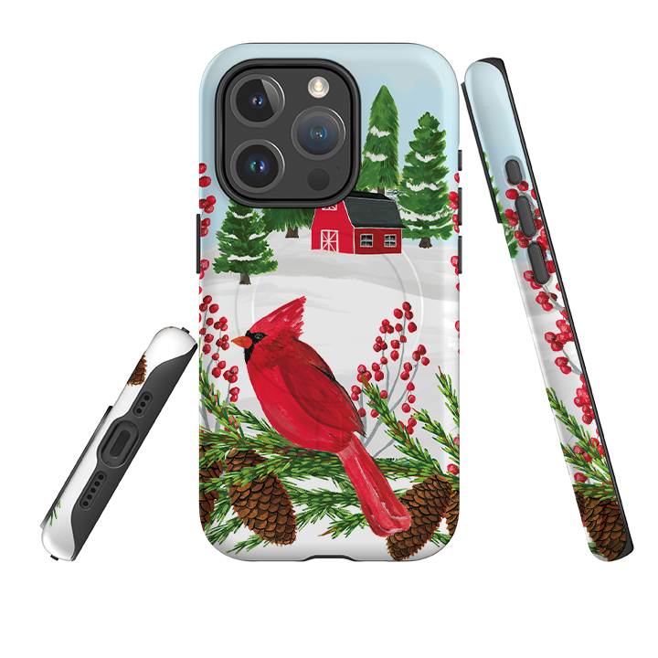 iPhone MagSafe Tough Case - Countryside Christmas By Abby Jacobs