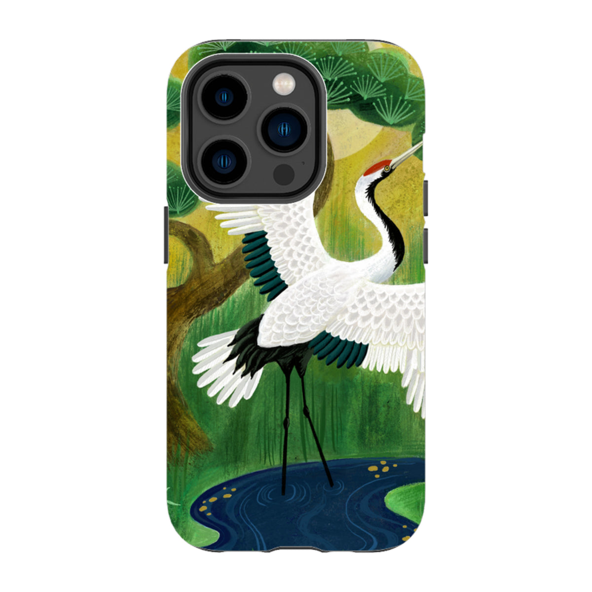 iPhone MagSafe Tough Case - Crane By Bex Parkin