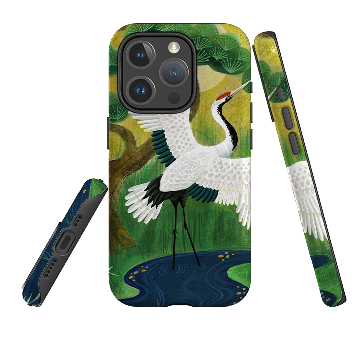 iPhone MagSafe Tough Case - Crane By Bex Parkin