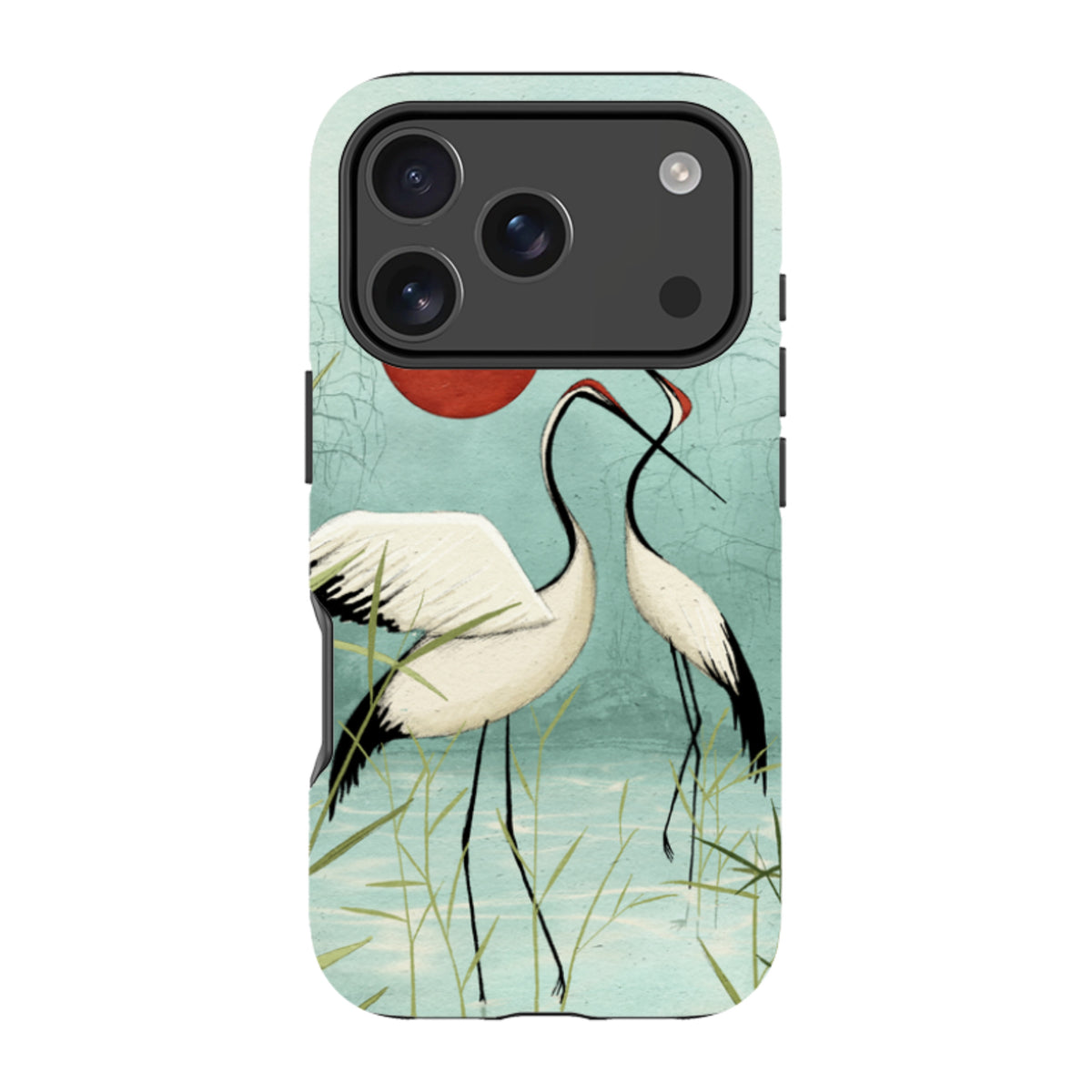 iPhone MagSafe Tough Case - Cranes By Maja Lindberg