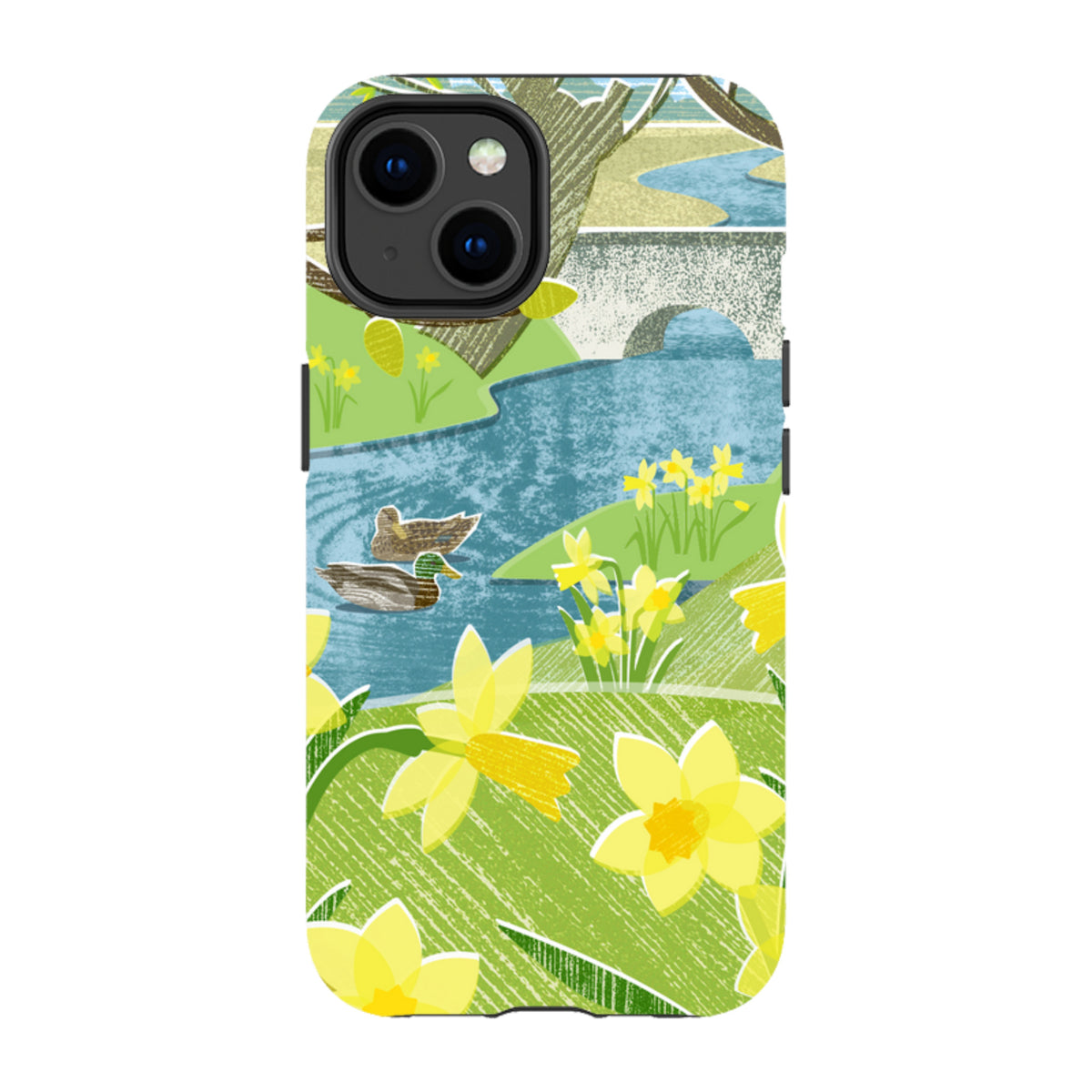 iPhone MagSafe Tough Case -  Daffs and Ducks By Liane Payne