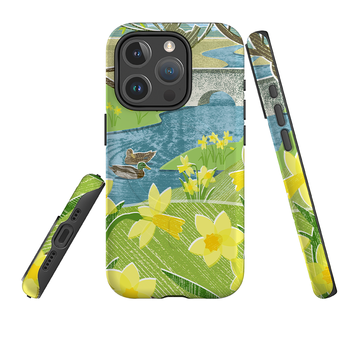 iPhone MagSafe Tough Case -  Daffs and Ducks By Liane Payne