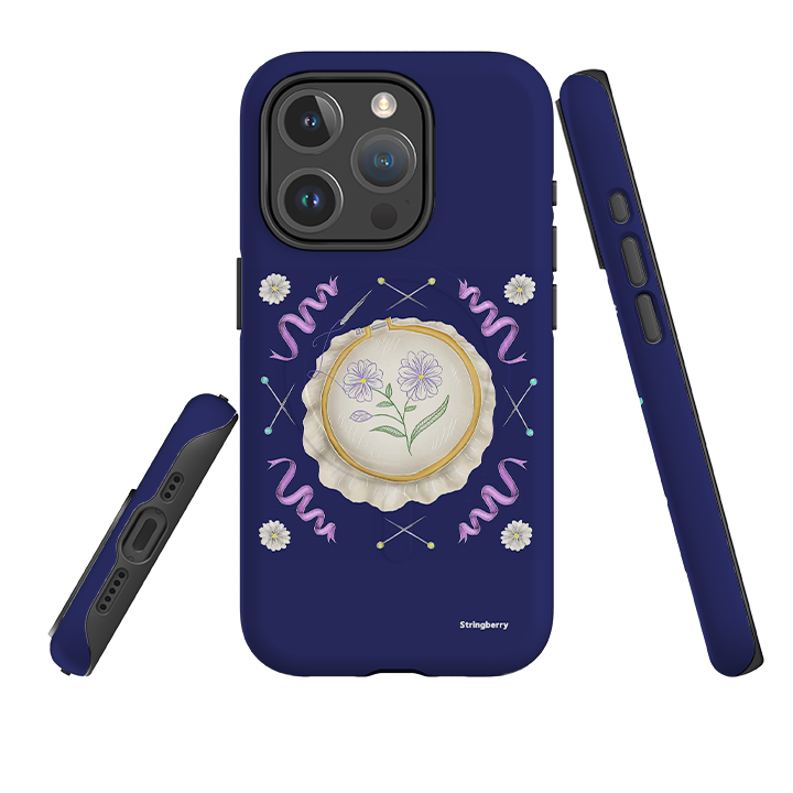 iPhone MagSafe Tough Case -  Daisy Needlework By Catherine Rowe