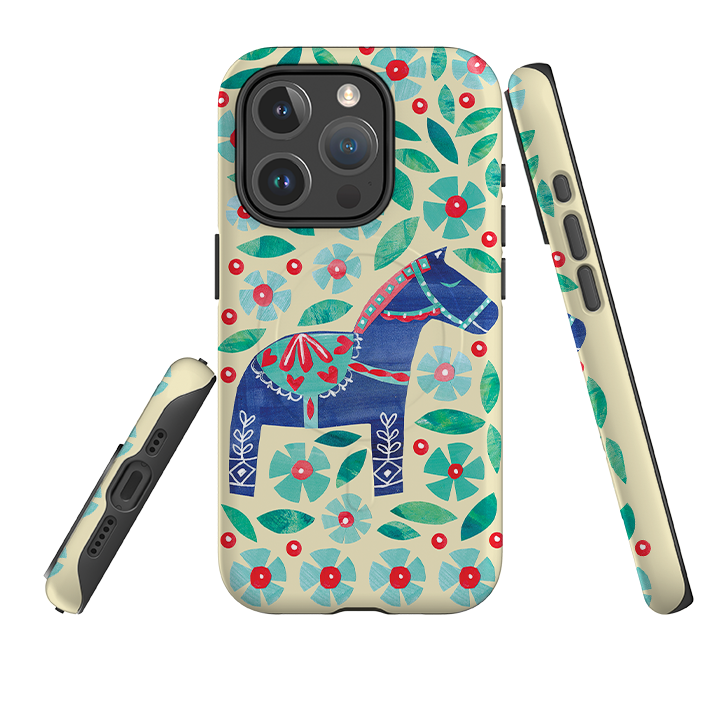 iPhone MagSafe Tough Case -  Dala Horse By Tracey English