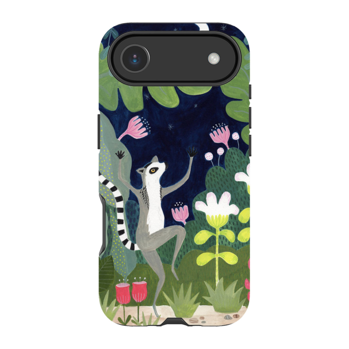 iPhone MagSafe Tough Case - Dancing Lemur By Bex Parkin