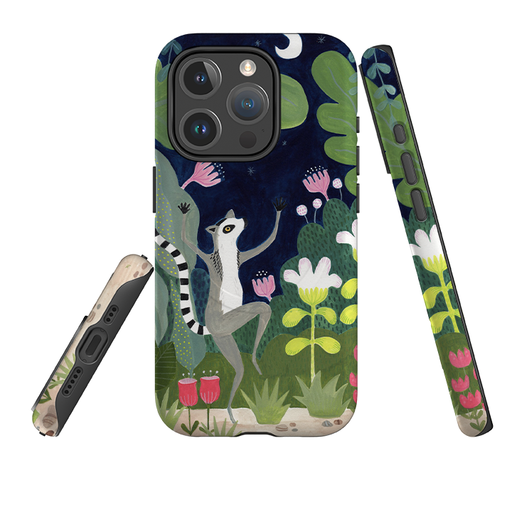 iPhone MagSafe Tough Case - Dancing Lemur By Bex Parkin