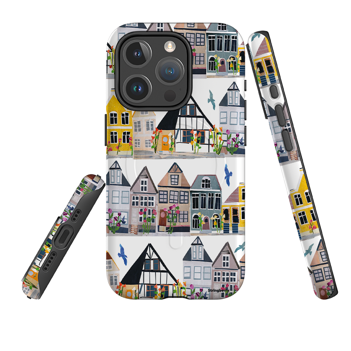 iPhone MagSafe Tough Case -  Danish Houses by Tracey English