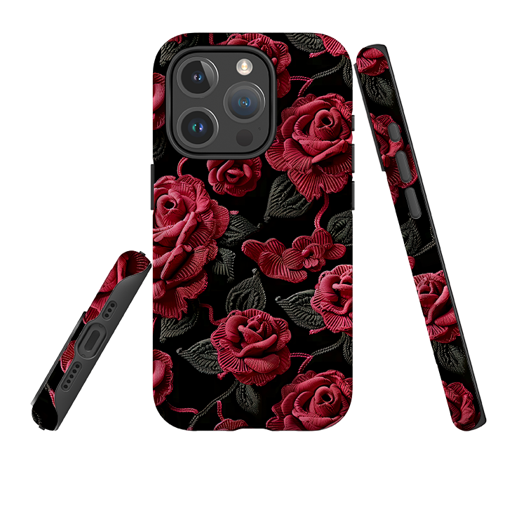 iPhone MagSafe Tough Case - Dark Roses