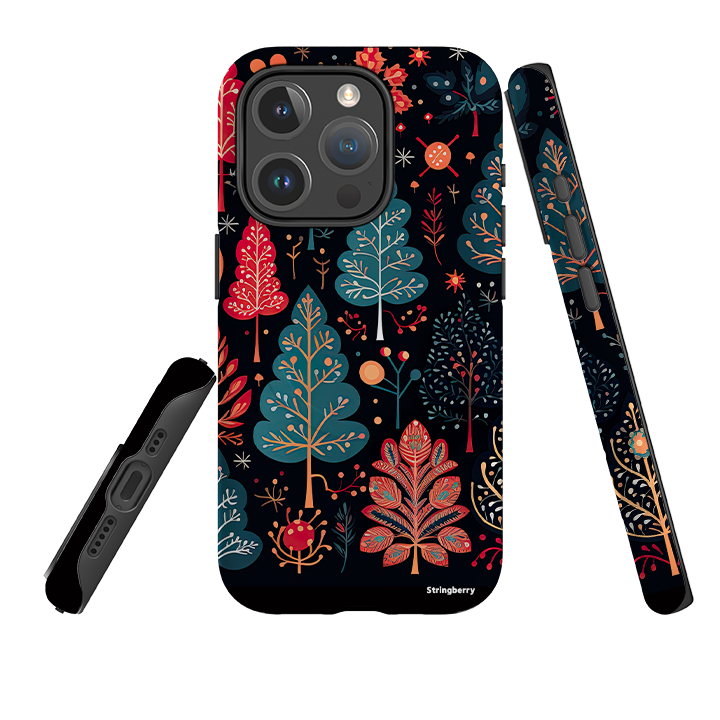iPhone MagSafe Tough Case -  Dark Winter Forest