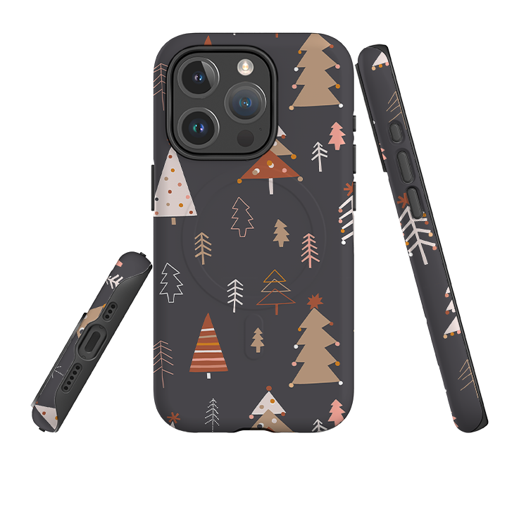 iPhone MagSafe Tough Case -  Dark Xmas Trees