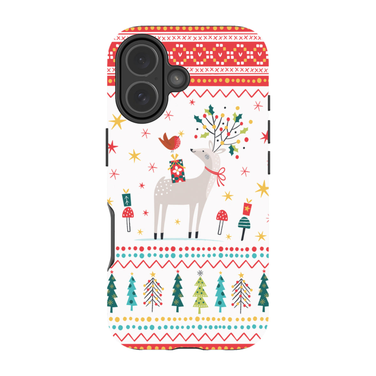 iPhone MagSafe Tough Case - Deer And Robin By Ali Brookes
