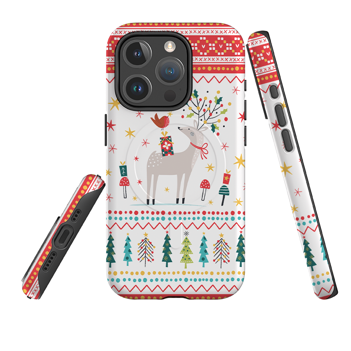 iPhone MagSafe Tough Case - Deer And Robin By Ali Brookes