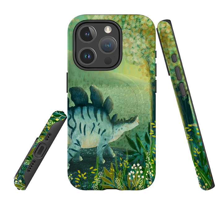 iPhone MagSafe Tough Case - Dino Park By Katherine Quinn