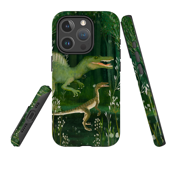 iPhone MagSafe Tough Case - Dino Park II By Katherine Quinn