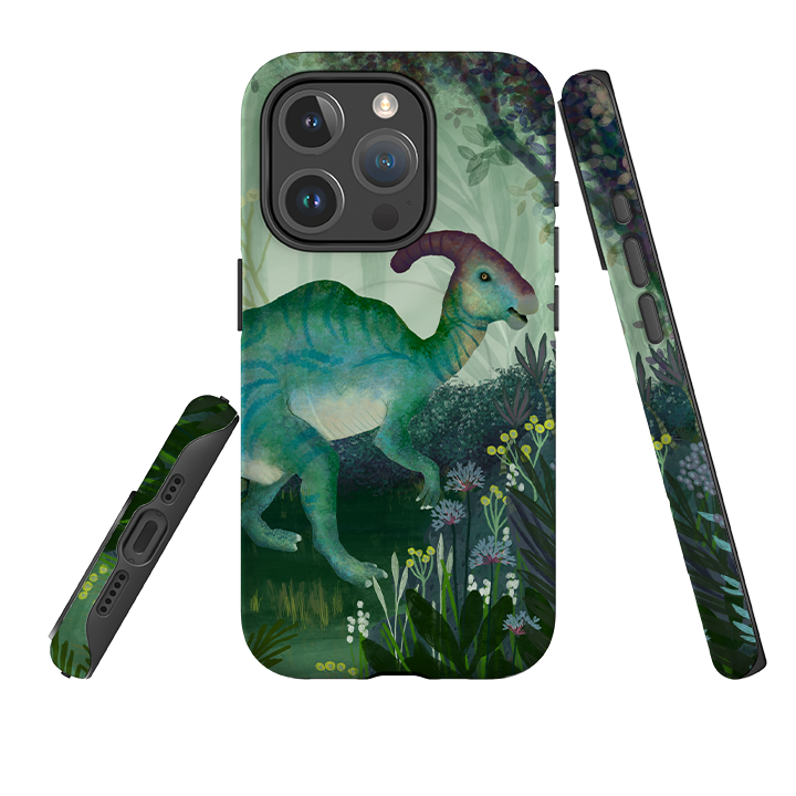iPhone MagSafe Tough Case - Dino Park III By Katherine Quinn