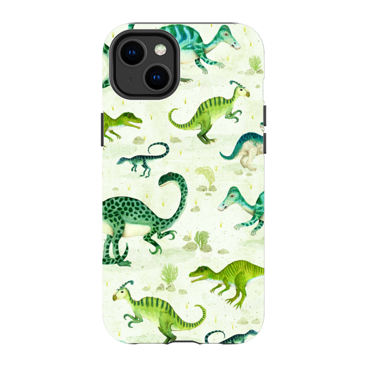 iPhone MagSafe Tough Case - Dinoland By Katherine Quinn