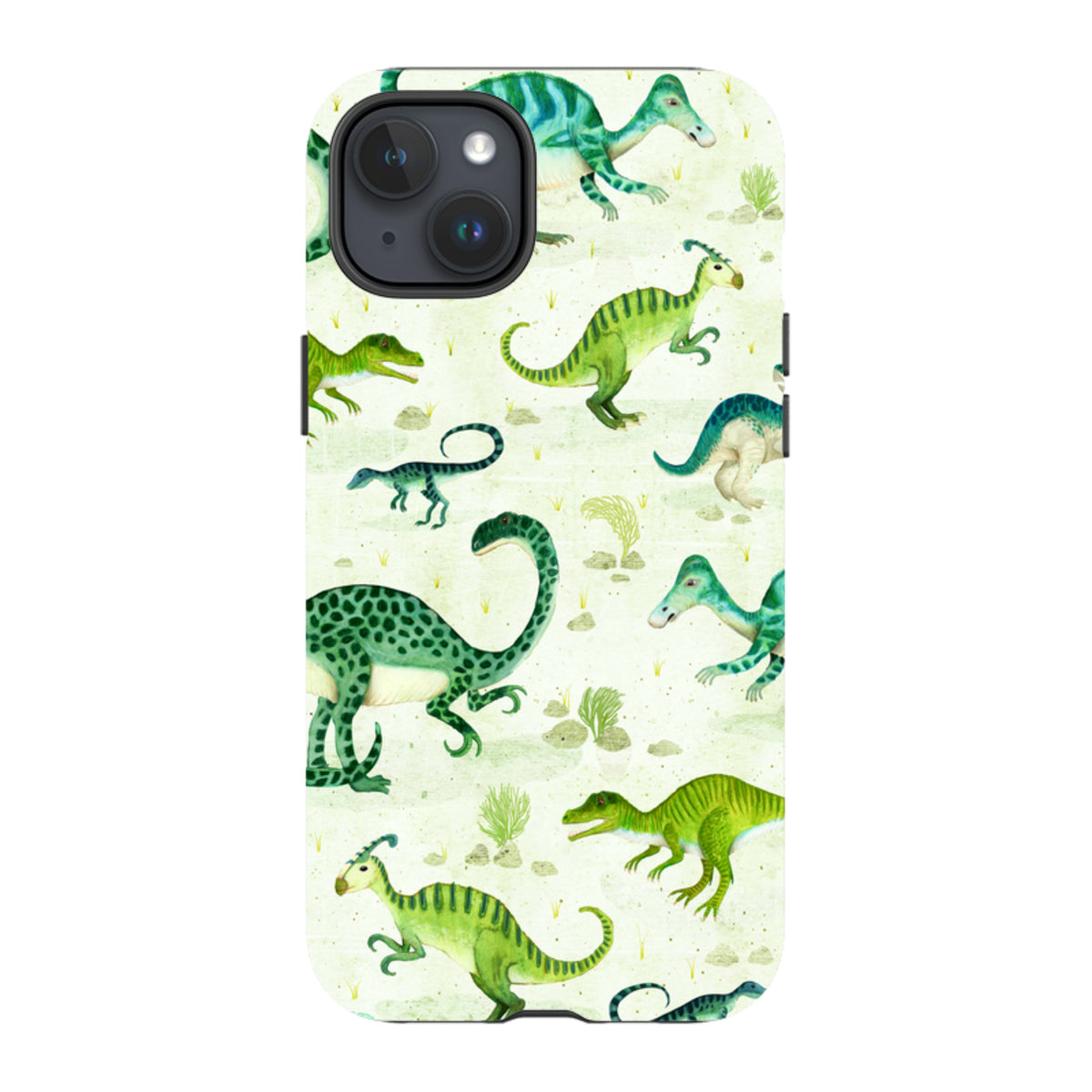 iPhone MagSafe Tough Case - Dinoland By Katherine Quinn
