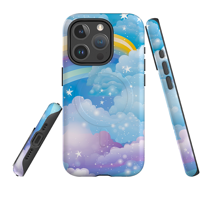 iPhone MagSafe Tough Case - Distant Rainbow II