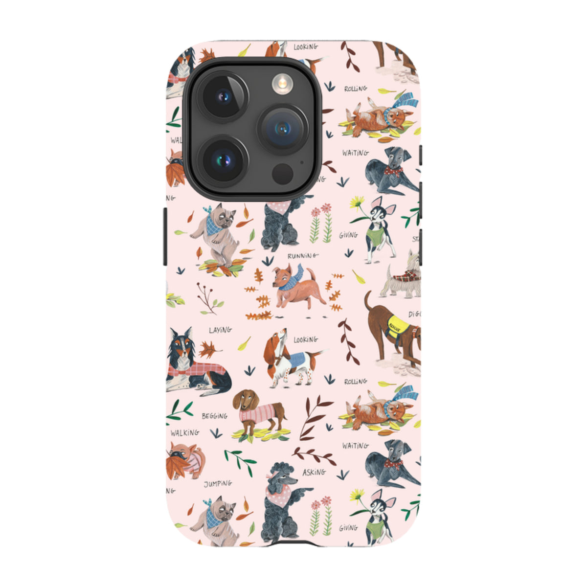 iPhone MagSafe Tough Case -  Dog Pattern By Caroline Bonne Muller