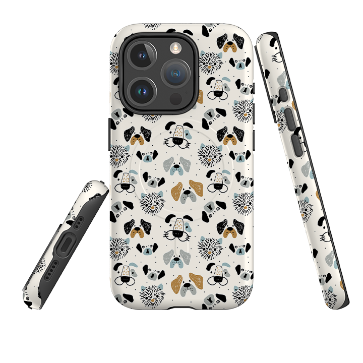iPhone MagSafe Tough Case -  Dog Pattern Large