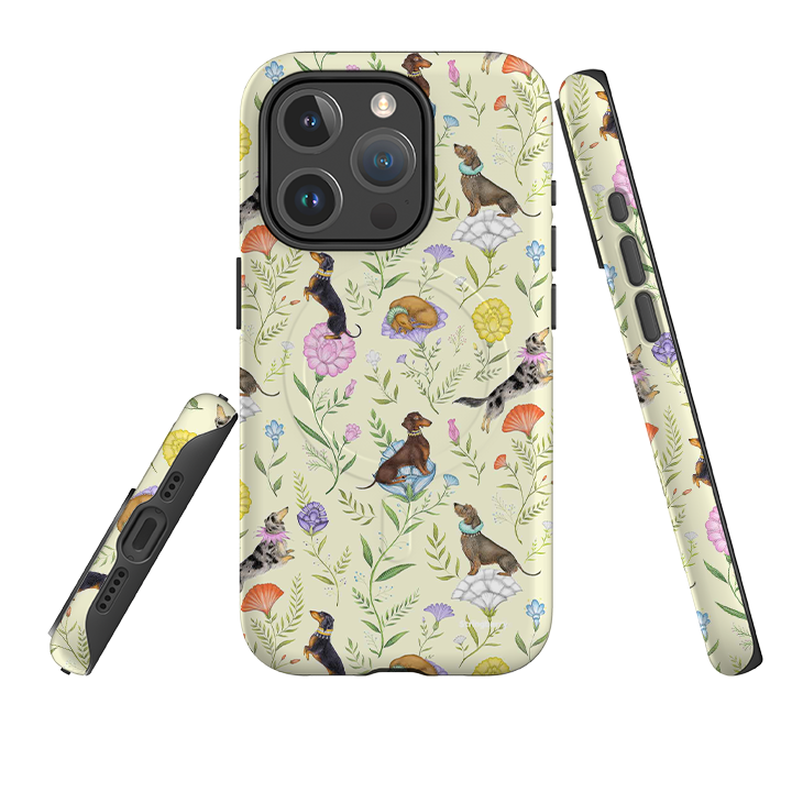 iPhone MagSafe Tough Case -  Doxy Day Afternoon Buttercream By Catherine Rowe