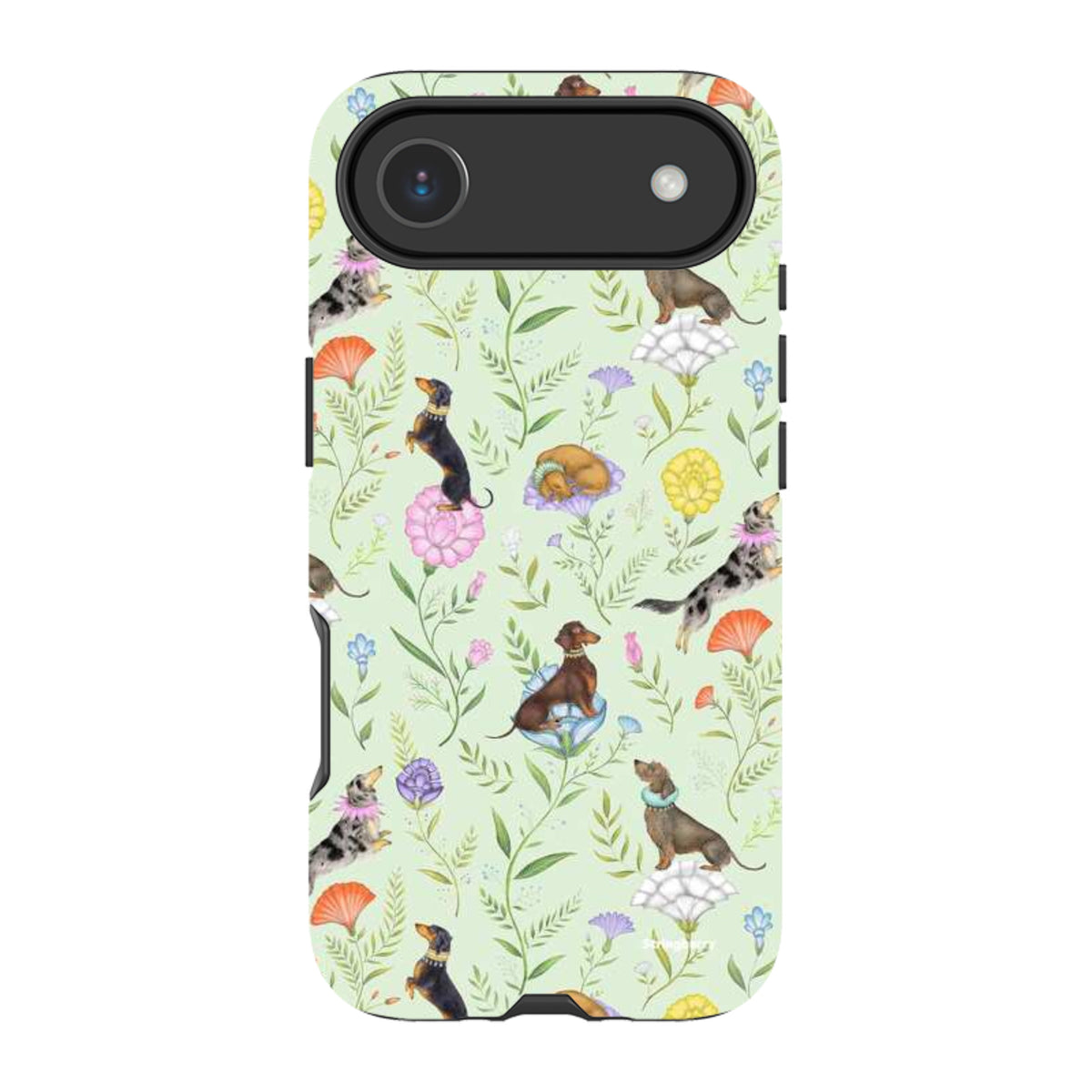 iPhone MagSafe Tough Case – Doxy Day Afternoon Pistachio By Catherine Rowe