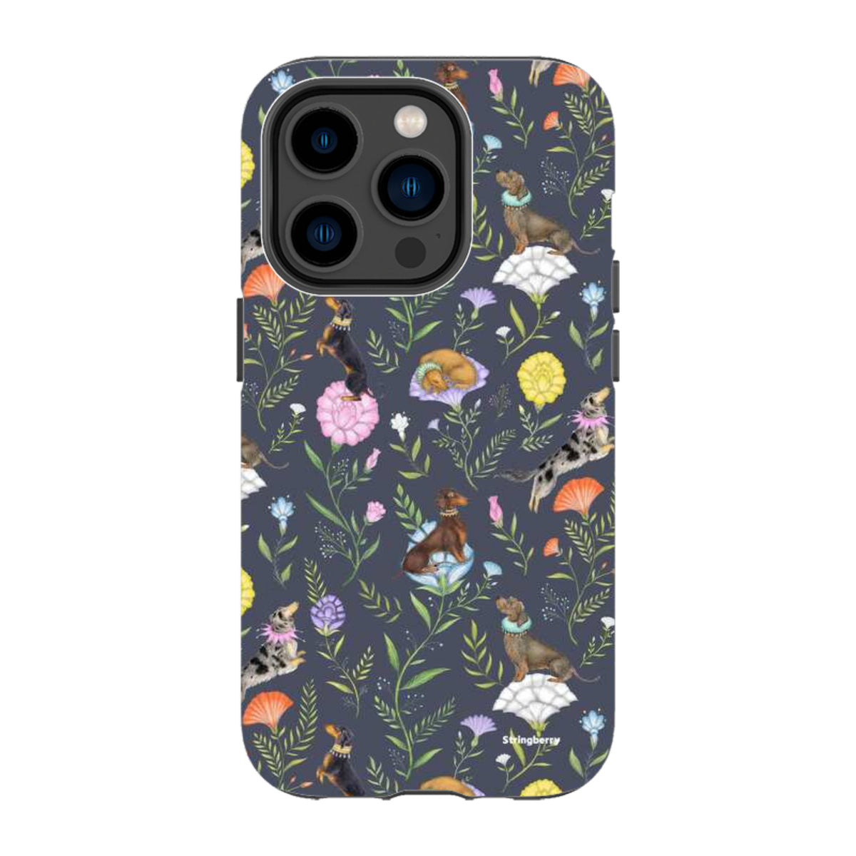 iPhone MagSafe Tough Case -  Doxy Day Afternoon Slate By Catherine Rowe