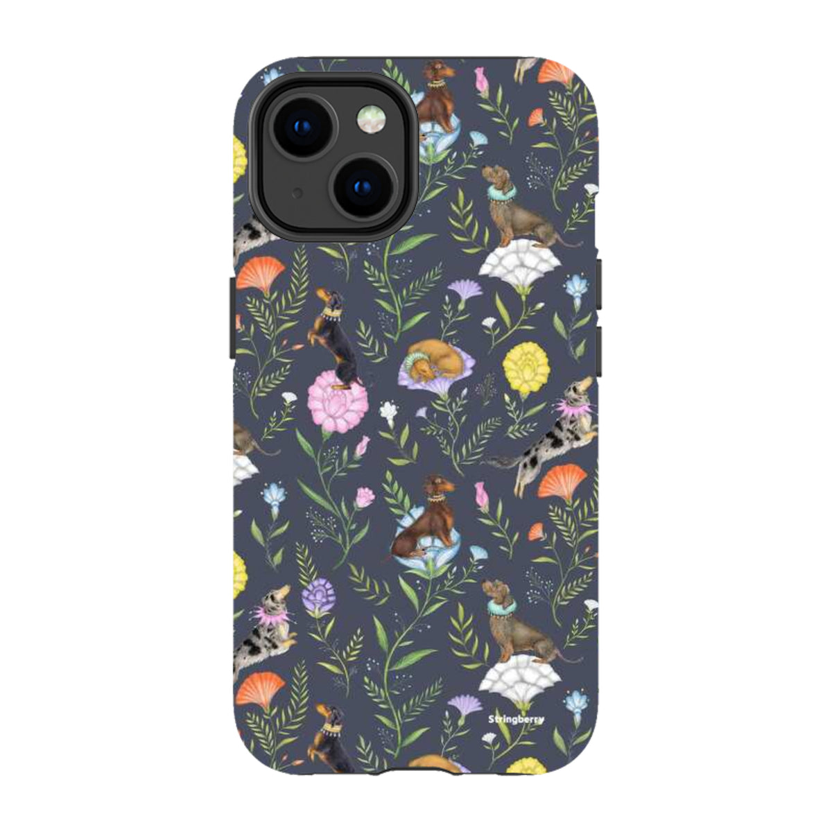 iPhone MagSafe Tough Case -  Doxy Day Afternoon Slate By Catherine Rowe