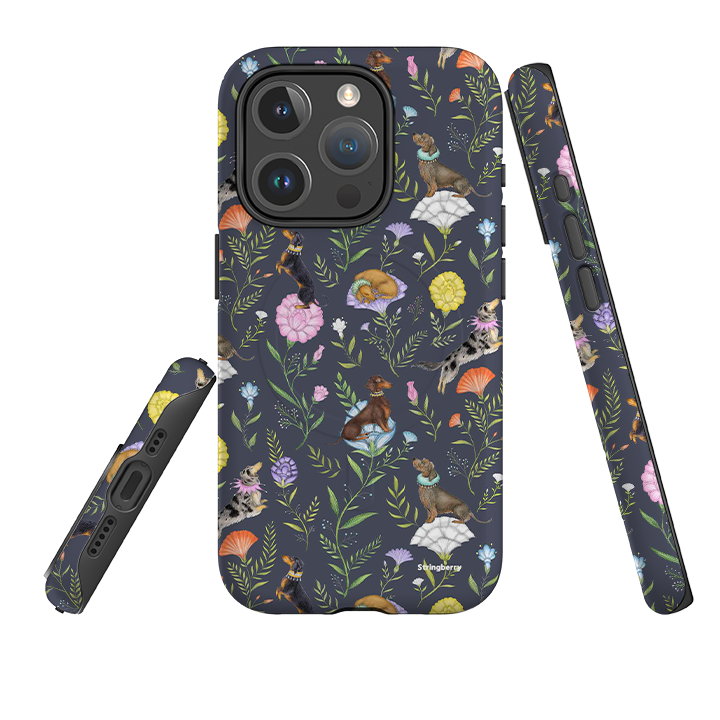 iPhone MagSafe Tough Case -  Doxy Day Afternoon Slate By Catherine Rowe