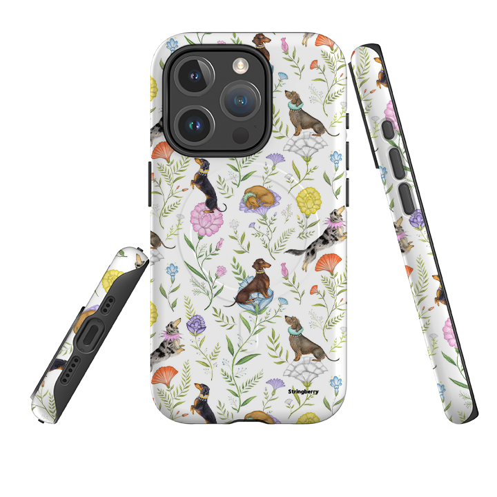 iPhone MagSafe Tough Case -  Doxy Day Afternoon White By Catherine Rowe
