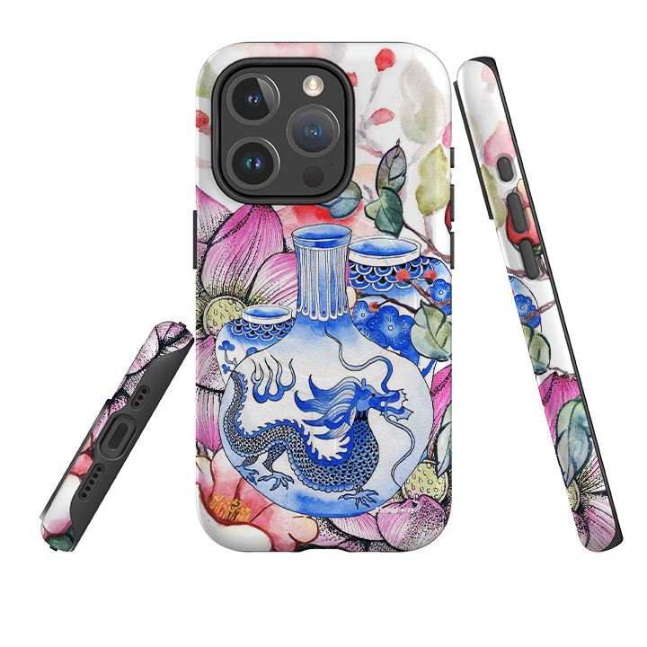 iPhone MagSafe Tough Case -  Dragon Vase