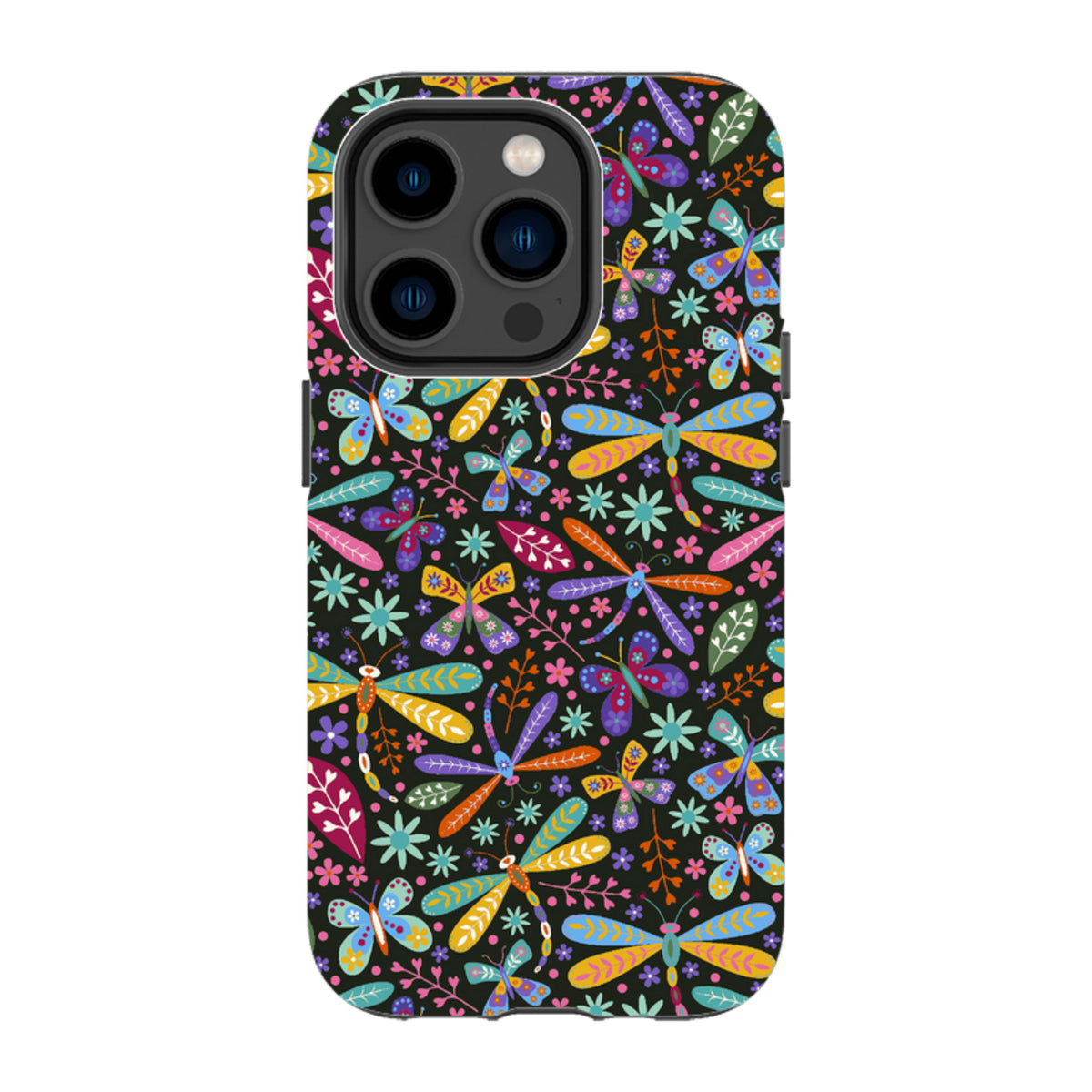 iPhone MagSafe Tough Case -  Dragonflies Multi By Suzy Taylor