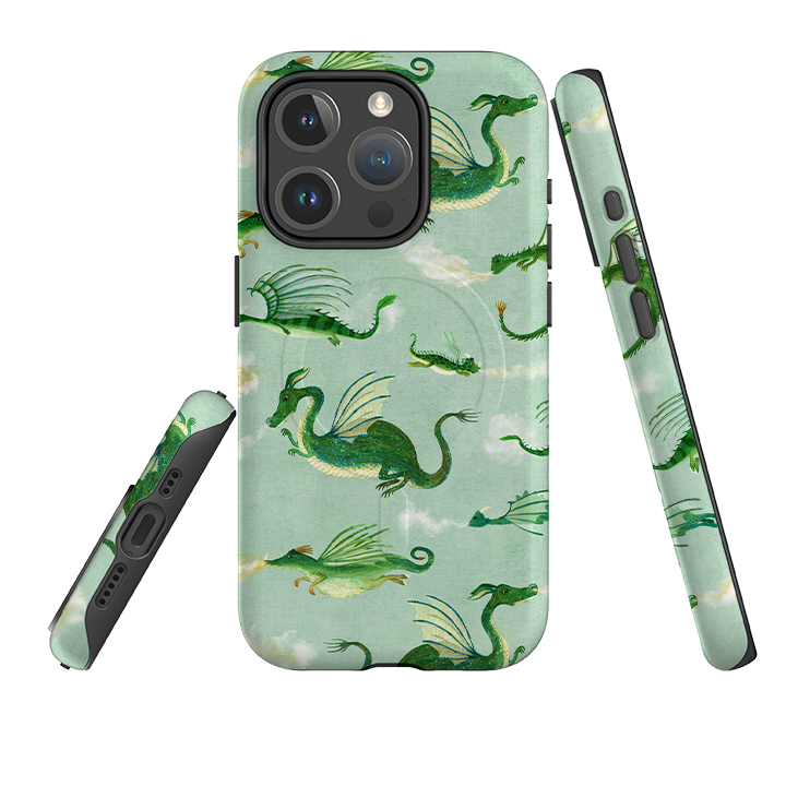iPhone MagSafe Tough Case - Dragons By Katherine Quinn