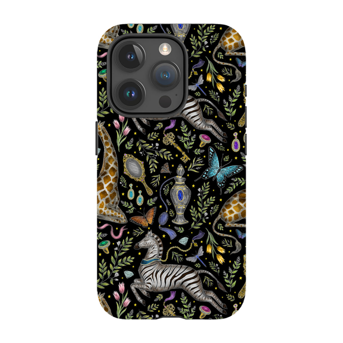 iPhone MagSafe Tough Case -  Dressing Table Black By Catherine Rowe